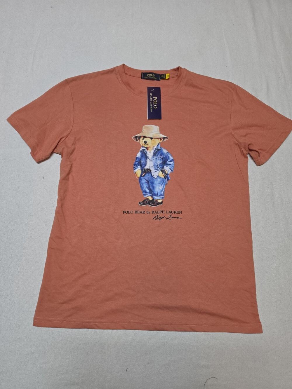 Polo Ralph Lauren Polo Bear T Shirt Mens XXL 2XL NWT Salmon Pink Graphic Tee